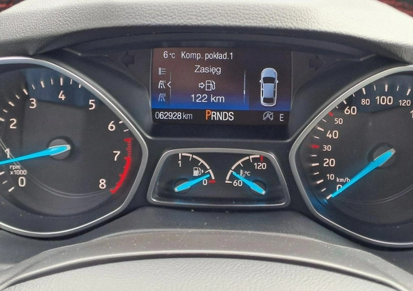 Ford Kuga cena 109900 przebieg: 62928, rok produkcji 2019 z Warszawa małe 407